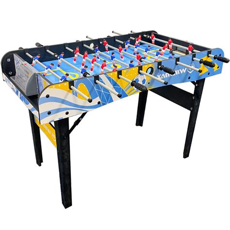 Dushiabu Tabletop Foosball Table Wooden Soccer Game Table With Foldable ...