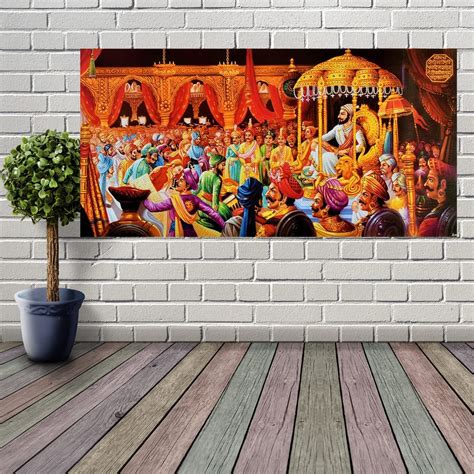 British Terminal® Chhatrapati Shivaji Maharaj Vinyl Sticker Poster ll ...