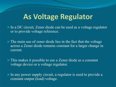 How Does a Zener Diode Regulator Works 的图像结果