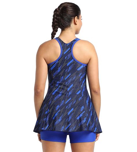 Buy Speedo Hyperboom All Over Printed Racerback Swimdress Essential ...