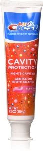 Kid's Crest Cavity Protection Toothpaste Gel Formula, Bubblegum, 4.2 ...