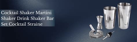 FINALITY Cocktail Shaker Martini Shaker Drink Shaker Cocktail Shaker ...