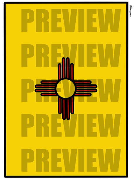 New Mexico State Flag Craft | New Mexico State Symbols | Made By Teachers