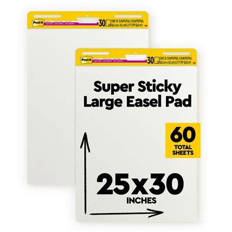 Post It Super Sticky Easel Pad 25 In X 30 | Desertcart INDIA