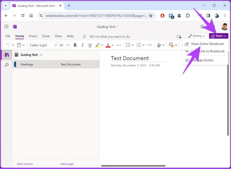 Image result for Share OneNote Notebook