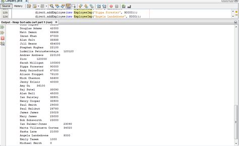 Image result for Heap Sort Java Code