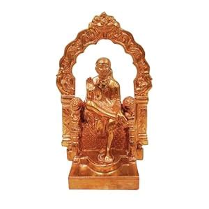 Buy Bhunes Bronze Sai Baba Statue, Shirdi Sai Baba Panchaloha Idol for ...