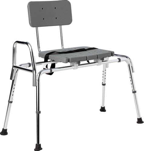 Amazon.com: DMI Tub Transfer Bench and Sliding Shower Chair, Made of ...