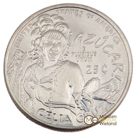 Celia Cruz, Quarter, San Francisco – Muenzenzentrum Wieland