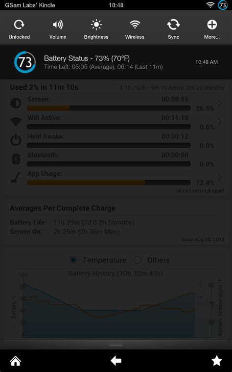 GSam Battery Monitor (Kindle Tablet Edition) - App on Amazon Appstore