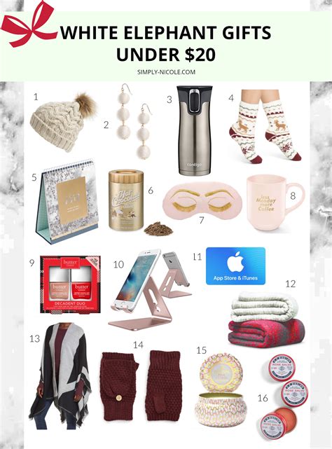 White Elephant Gifts Under $20