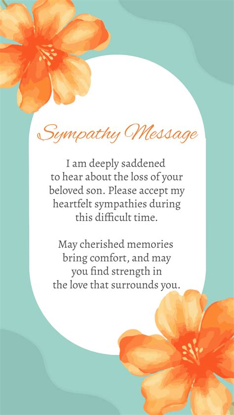 Sympathy Card Messages Loss Of Son