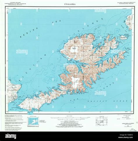 Map Of Unalaska Alaska
