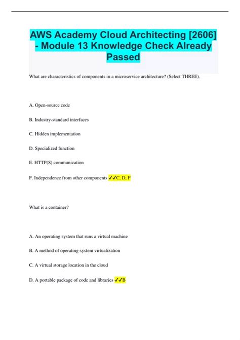 Image result for AWS Academy Module 6 Answers