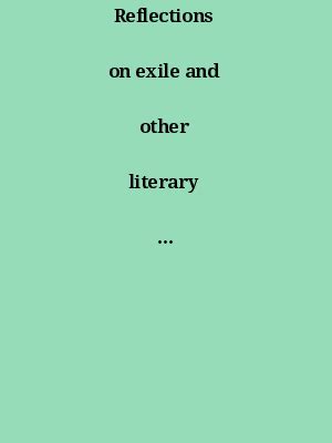 Staff View: Reflections on exile and other literary and cultural essays