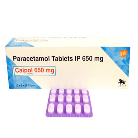 Calpol 650 mg Tablet 15's - Medical Help Desk
