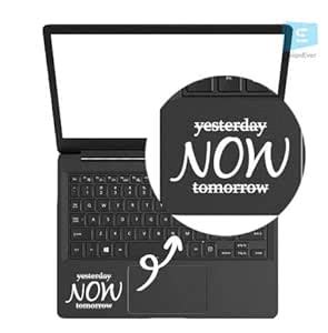 SIGN EVER No Yesterday No Tomorrow Now Self Motivational Quotes Laptop ...