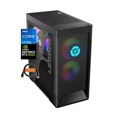 Lenovo Newest Legion 5i Tower Desktop, Intel Core i7-12700, GeForce RTX ...