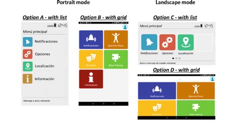 Image result for User Main Menu Web Design