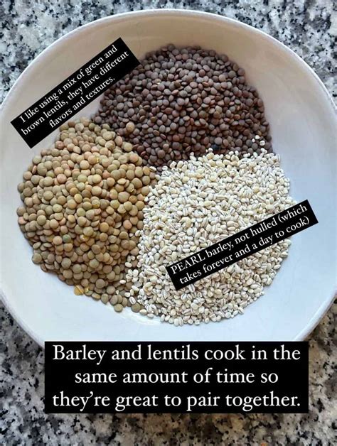 Lentil and Barley Soup - Bowl of Delicious