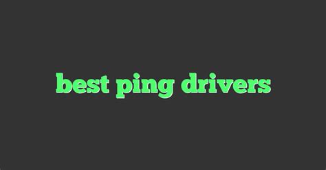 Image result for Testing Ping Driver