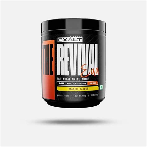 Exalt The Revival EAA -Amino Acids-Intra Workout-450gm-30 servings ...