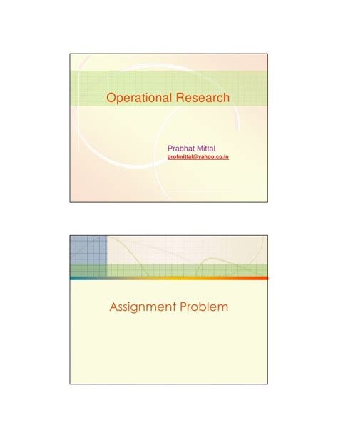 Image result for Types of Assignment Problem