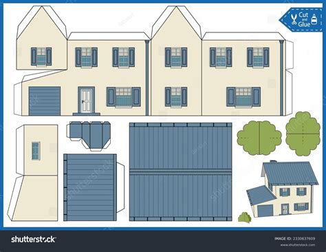 Minecraft Papercraft House