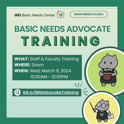 Staff/Faculty Resources – UCI Basic Needs Center