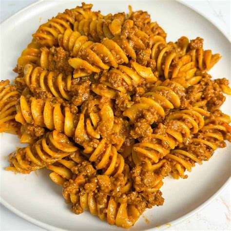 Ground Beef Fusilli Recipe at Patricia Horvath blog