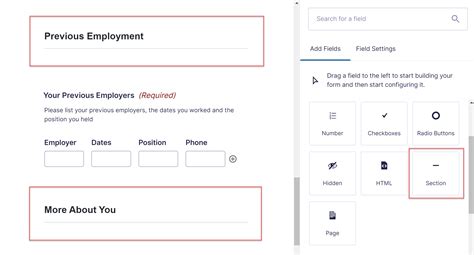 Job Application Form Using HtmlForm 的图像结果