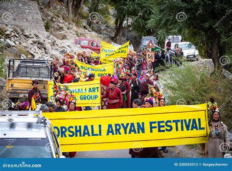 Nomadic Tribe People Festival in Himalaya Mountains Come for Festival ...