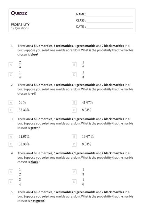 Image result for Class 8 Probability Questions