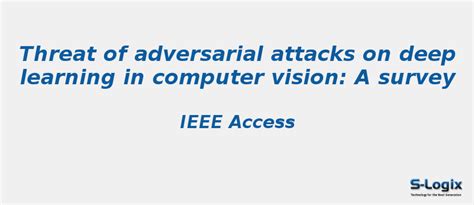 Survey - Threat of Adversarial Attacks on Deep Learning | S-Logix