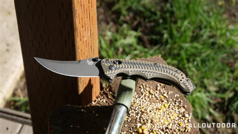 AllOutdoor: Benchmade Mini Bedlam Scimitar Tactical Folder Review – Knife Magazine