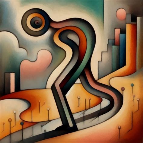 The Outcast - Abstract Thinking - Paintings & Prints, Abstract ...