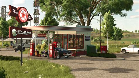Old Gas Station FS25 - KingMods