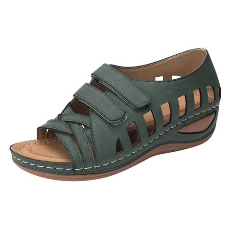 GHIIYER Womens Extra Wide Sandals Size 12 Women's Sandals Shoes Wedges ...