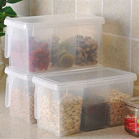 Buy JD Storage Containers for Fridge Refrigerator Cabinet Desk (Lid ...