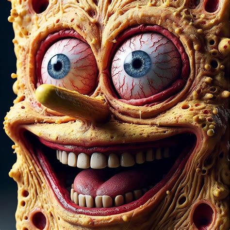 Spongebob Squarepants Realistico Artist Sculpts SpongeBob As A Human,