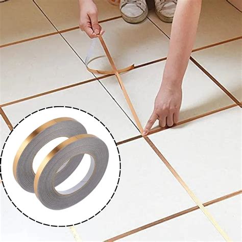 Jb Export 2 Pc 50 Meters Golden Tape, Home Floor Wallpaper Waterproof ...