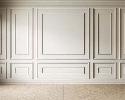 Decorative Wainscot Panel, Wall Moulding Design, Ready Cut Molding Kit ...