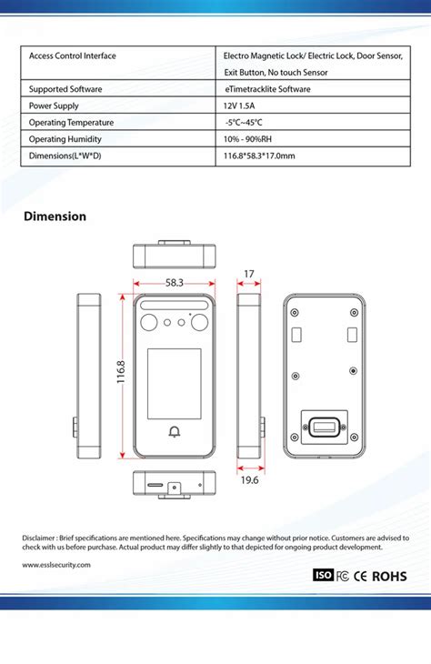 Biometric Access Control System - AIFACE MAGNUM LIFE Service Provider ...
