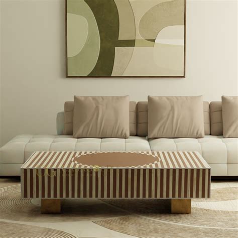 Inlay Luxom Rectangular Spectre Symphony Coffee Table - Spectre
