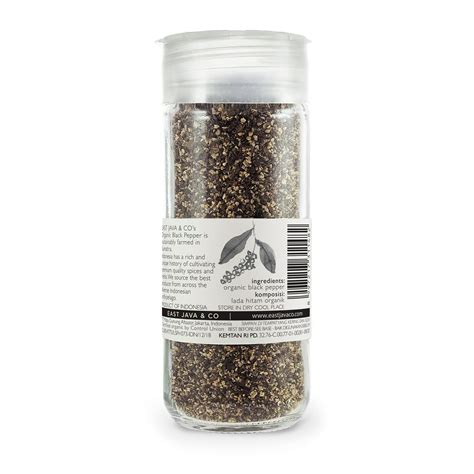 Organic Coarse Black Pepper - 55g (Lada Bubuk Organik) – East Java & Co
