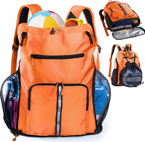 Amazon.com: VIGEGARI Large Beach Backpack Waterproof Sandproof ...