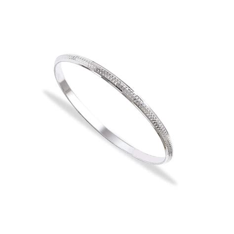 Taraash 925 Sterling Diamond Cut Silver Sardar Kada For Men BG1714S210