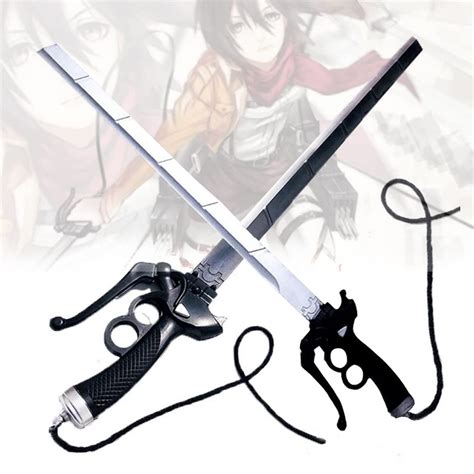 Buy EMISOO Eren Jaeger Double Japanese Samurai Model Attack On Titan ...