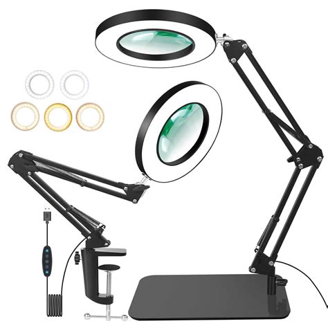 10X Magnifying Glass with Light for Crafts & Reading | HASTHIP® – Eleboat