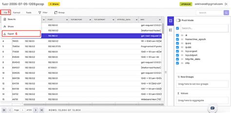 Image result for Pcap File to CSV